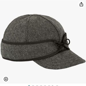 ✨ Stormy Kromer Original Kromer Cap Winter Wool Hat with Earflap, Grey